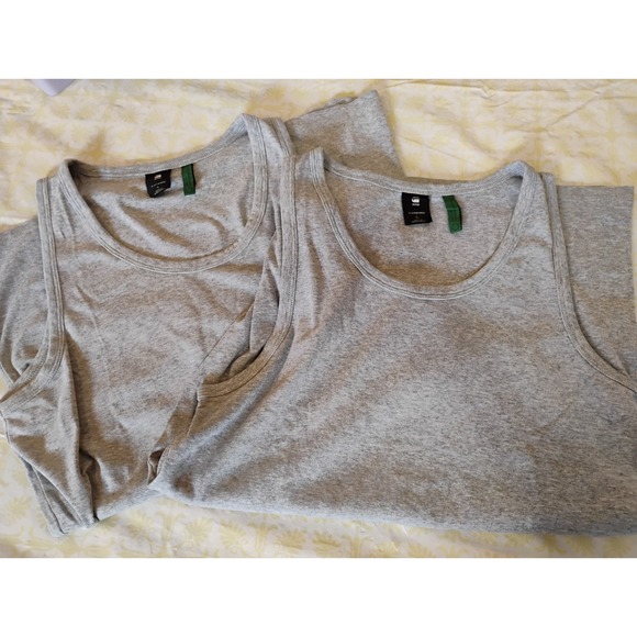 G-Star Other - 2 Gray G Star Raw Tank Tops Size Large
